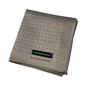 New With Tags (NWT) Burberry Cotton Pocket Square /Scarf